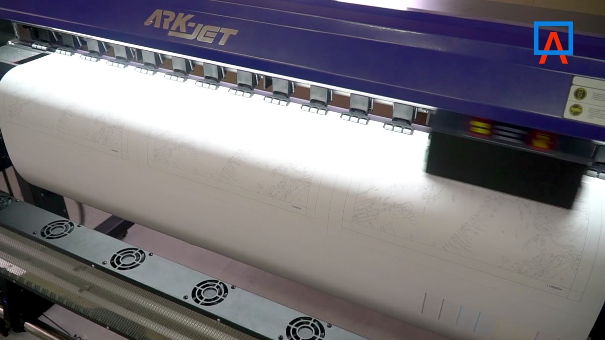 Wide-format canvas printing